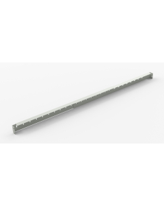 Tennsco 36" - 60" D Adjustable Aisle Tie for Z-Line Shelving, Light Grey