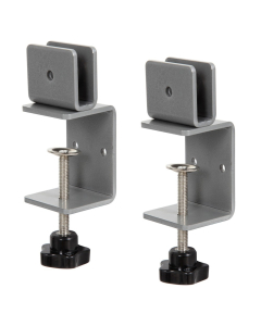 Boss Side Mounting Bracket for Clamp-On Sneeze Guards, Pack of 2 