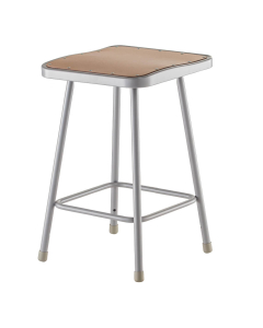 NPS 24" H Square Science Lab Stool