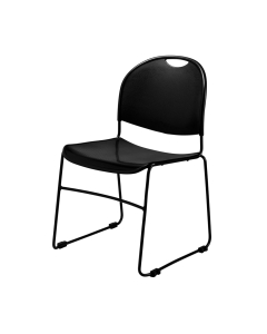 NPS 850 Series Multi-Purpose Ultra Compact Stacking Chair (shown in Black)