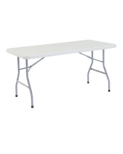 NPS Heavy-Duty Folding Table, Speckled Grey (Shown in 30" W x 60" D)