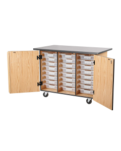 NPS Mobile Science Cabinet with Storage Trays