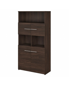Bush Business Furniture Office 500 36" W 5-Shelf Bookcase Cabinet (Shown in Walnut)