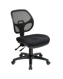Office Star Pro-Line II ProGrid Mesh-Back Fabric Mid-Back Ergonomic Task Chair