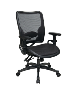 Office Star Space Seating Dual-Function AirGrid Mesh Mid-Back Managers Chair