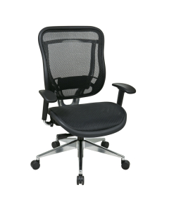 Office Star Space Seating Big & Tall 300 lb. Mesh Mid-Back Executive Chair