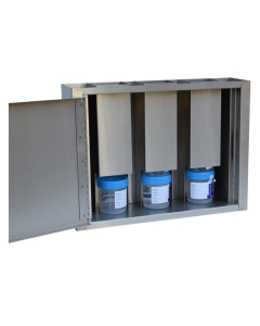 Omnimed 13.5" W x 3.5" D x 10" H Stainless Steel Specimen Dropbox Cabinet