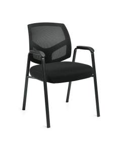 Offices to Go OTG11512B Mesh Low-Back Guest Chair