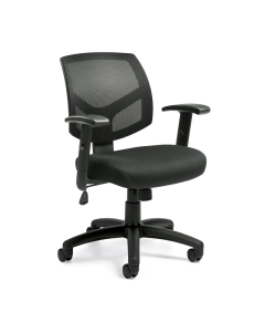 Offices to Go OTG11514B Mesh Low-Back Managers Office Chair