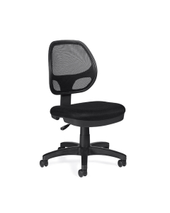 Offices to Go OTG11642B Mesh-Back Fabric Mid-Back Task Chair