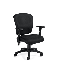 Offices to Go OTG11850B Tilter Fabric Mid-Back Managers Chair