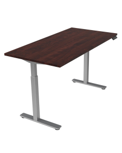 Offices to Go Laminate Top Electric Height Adjustable Table (Shown in Dark Cherry)