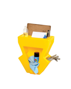Vestil Storage Caddy for Vestil Pallet Jacks, Yellow