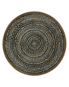 Joy Carpets Peaceful Pebbles Round Classroom Rug, Slate