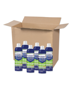 Microban 24-hour Disinfectant Sanitizing Spray, 15 Oz Bottle, Citrus, (6-Pack Case)