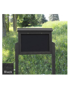 Polly Products MMC Medium Outdoor Message Centers (Shown in Black)