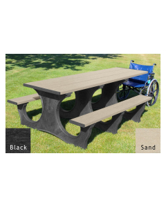 Polly Products PTEAHA Polly Tuff Easy Access ADA Compliant Tables 