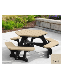 Polly Products PZT Plaza Series Hexagon Tables