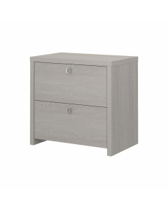 Bush Furniture Echo 30" W 2-Drawer Lateral File Cabinet, Gray Sand