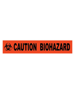 National Marker 3" x 333 Yds Caution Biohazard Safety Tape