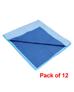 Vestil Polyester & Cotton Non-Woven All Weather Quilted Moving Pad, Pack of 12