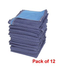 Vestil Polyester & Cotton Heavy Duty Quilted Moving Pad, Pack of 12
