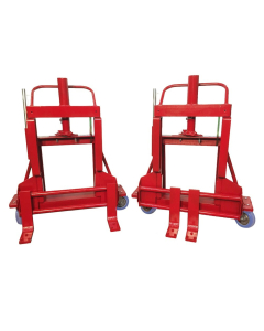 Rol-A-Lift 8000 lb Load Wide Machinery Movers, Pair (Shown with Polyurethane Wheels)