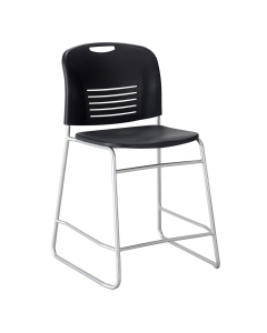 Safco Vy Counter Height Bistro Breakroom Stool (Shown in Black)