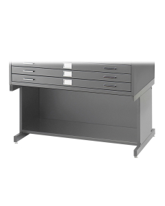 Safco 4975 Open Base 20" H for Safco 4994 Flat File(Shown in Grey)