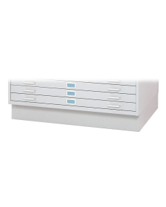 Safco 4997 6" H Closed Base for Safco 4986 & 4996 Flat File(Shown in White)