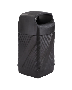 Safco 32 Gal. Twist Trash Receptacle, Closed Top