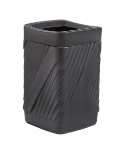 Safco 32 Gal. Twist Trash Receptacle, Open Top