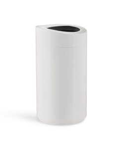 Safco 14 Gal. Open Top Trash Receptacle (Shown in White)