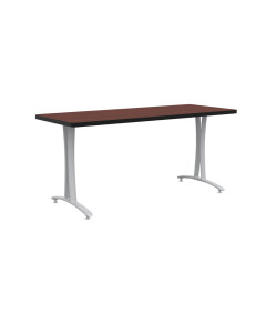 Safco Rumba 60" W x 24" D Fixed Base Training Table with T-Legs & Glides