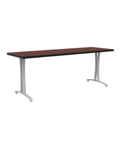 Safco Rumba 72" W x 24" D Fixed Base Training Table with T-Legs & Glides