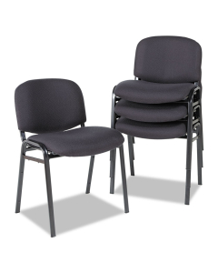 Alera Continental Fabric Stacking Chair, 4-Pack