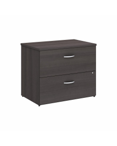 Bush Furniture Studio C 36" W 2-Drawer Lateral File Cabinet (Shown in Stormy Gray)