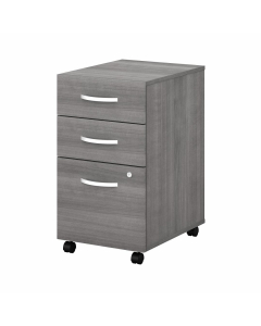 Bush Furniture Studio C 16" W 3-Drawer Mobile File Cabinet (Shown in Platinum Gray)