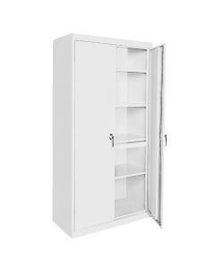 Steel Cabinets USA AAH-24RB 24" W x 18" D x 72" H 4 Shelf Storage Cabinets Shown in White