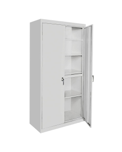 Steel Cabinets USA 30" Wide Storage Cabinets Shown in Dove Grey