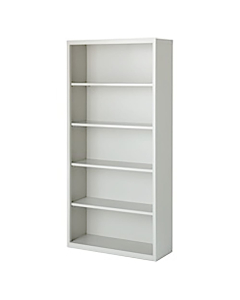 Steel Cabinets USA 4 Shelf Bookcases  Shown in White