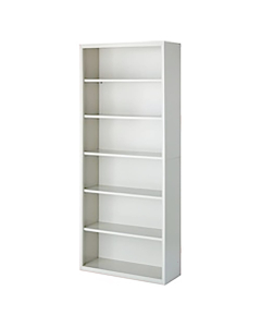Steel Cabinets USA 5 Shelf Bookcases Shown in White