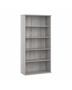 Bush Furniture Studio A 72" H Tall 5-Shelf Bookcase, Platinum Gray
