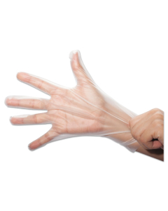 GEN SemperGuard FoodSafe Stretch Poly Gloves, Clear, Large, Polyethylene, 2,000/Pack