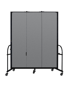 Screenflex Freestanding 88" H Heavy Duty Mobile Configurable Fabric Room Dividers