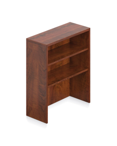 Offices to Go 36" H 2-Shelf Tabletop Bookcase (Shown in Dark Cherry)