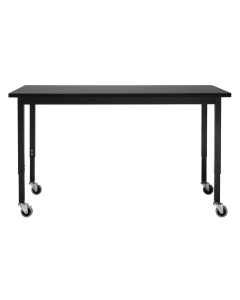 NPS Height Adjustable Chemical Resistant Steel Frame Mobile Science Lab Tables
