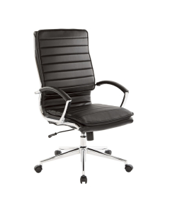 Office Star Pro-Line II Pro X996 Faux Leather High-Back Manager Chair (Shown in Black)