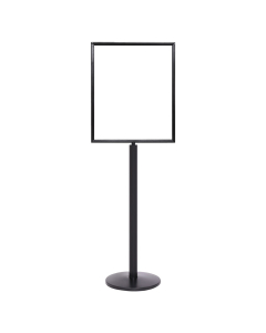 Queue Solutions Vertical Frame Sign Stands (22" x 28" Model shown in Black) 