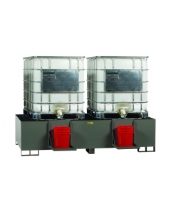 Little Giant SST-IBC-2 Double IBC Spill Control Station, 400 Gallon Capacity